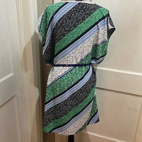 Free Shipping! NAUTICA Stripped Midi Dress - XL - Picture 3 of 8